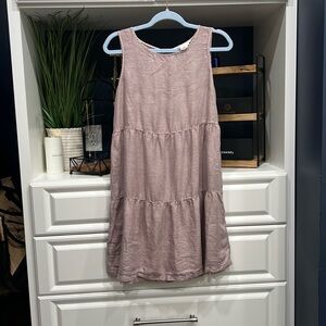 C & C California dress light purple good condition 
100% linen
Size S